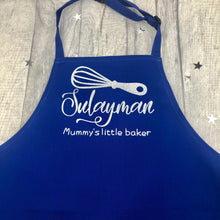 Load image into Gallery viewer, Personalised Mummy&#39;s Little Baker Kids Baking Cooking Apron
