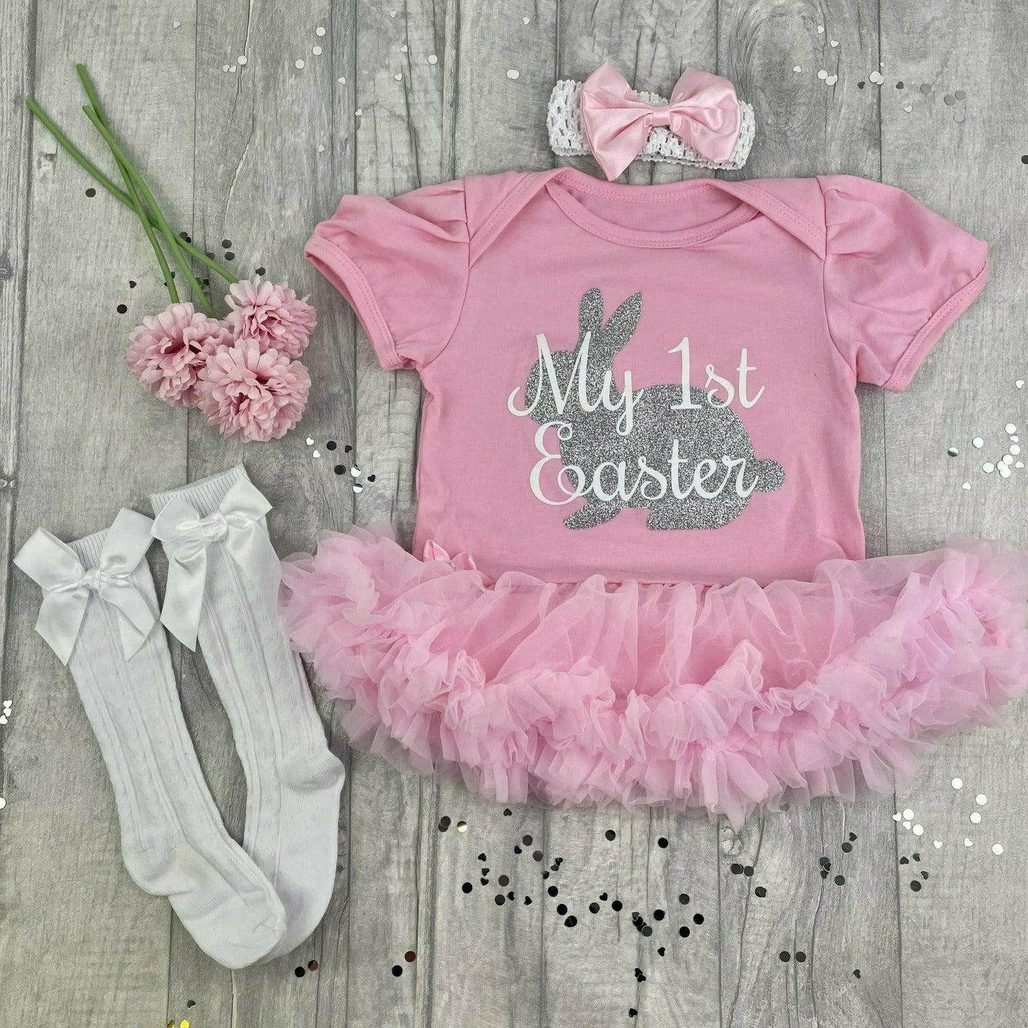 Pink outfits for babies best sale