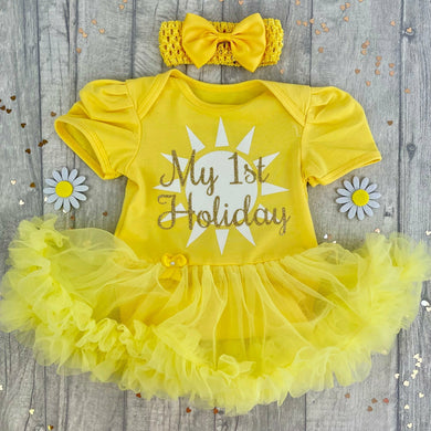 My 1st Holiday Tutu Romper