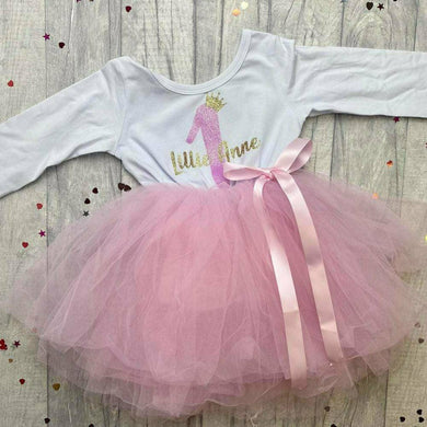 Girl's Personalised Birthday Tutu Dress