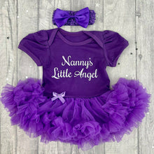 Load image into Gallery viewer, Personalised Grandparent&#39;s Little Angel Baby Girl Tutu Romper
