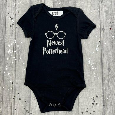 WORLD BOOK DAY! Harry Potter Newest Potter Head Short Sleeve Romper