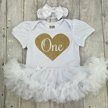 Load image into Gallery viewer, 1st Birthday Baby Girls Tutu Romper - Little Secrets Clothing
