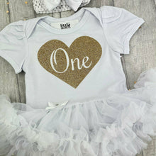 Load image into Gallery viewer, 1st Birthday Baby Girls Tutu Romper - Little Secrets Clothing
