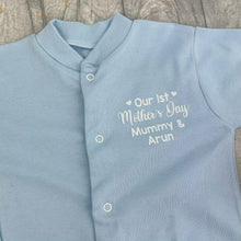 Load image into Gallery viewer, Personalised Our 1st Mother&#39;s Day Sleepsuit

