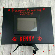 Load image into Gallery viewer, Personalised Treasured Memories Dog Keepsake Memory Box
