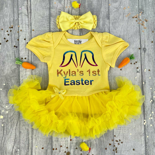 Personalised 1st Easter Bunny Tutu Romper