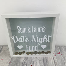 Load image into Gallery viewer, Personalised Date Night Fund Savings Money Box Couples Gift

