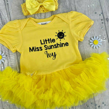 Load image into Gallery viewer, Little Miss Sunshine Baby Girl Personalised Tutu Romper - Little Secrets Clothing
