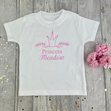 Load image into Gallery viewer, Girls Personalised Princess Pink Tutu Outfit - Little Secrets Clothing
