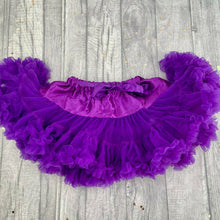 Load image into Gallery viewer, Girls Luxury Purple Boutique Tutu Skirt - Little Secrets Clothing
