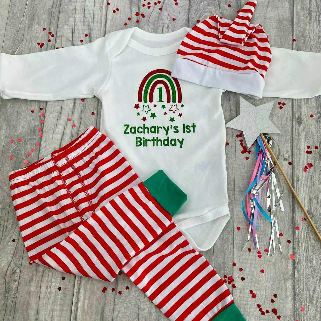Personalised 1st Birthday Outfit Set