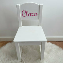 Load image into Gallery viewer, Personalised Wooden Toddler Nursery Dining Chair
