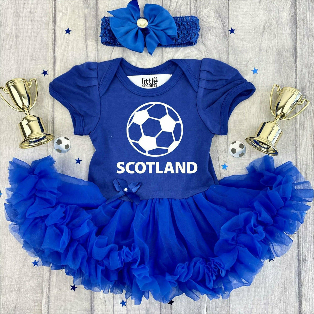 Scotland Football Baby Girl's Tutu Romper