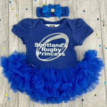 Load image into Gallery viewer, Scotland&#39;s Rugby Princess Tutu Romper
