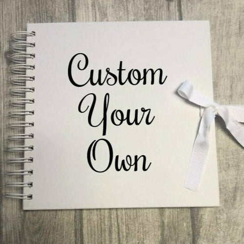 Customise Your Own White Scrapbook - Little Secrets Clothing