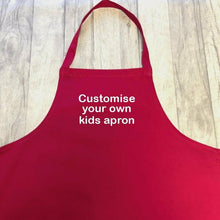 Load image into Gallery viewer, Customise Your Own Pink Kids Baking / Cooking Apron - Little Secrets Clothing
