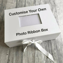 Load image into Gallery viewer, Customise Your Own White Photo Ribbon Box - Little Secrets Clothing
