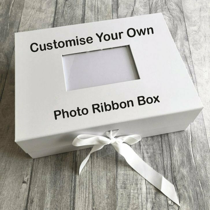 Customise Your Own White Photo Ribbon Box - Little Secrets Clothing