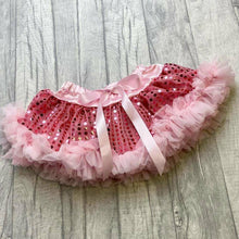 Load image into Gallery viewer, &#39;My 1st Easter&#39; Girl Boy White Short Sleeved Romper And Pink Sequin Tutu Skirt, Bunny Ears
