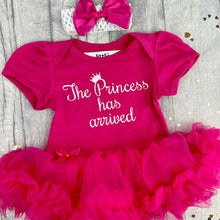 Load image into Gallery viewer, The Princess Has Arrived Tutu Romper
