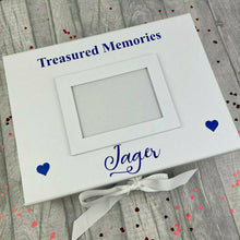 Load image into Gallery viewer, &#39;Treasured Memories&#39; A4 Photo Box Remembrance Keepsake Bereavement Gift
