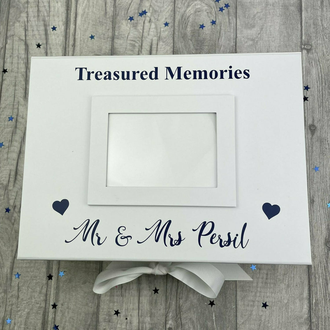 Treasured Memories Wedding A4 Photo Box Keepsake Gift
