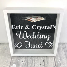 Load image into Gallery viewer, Personalised Wedding Fund Engagement Money Box Gift
