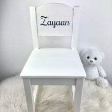 Load image into Gallery viewer, Personalised Wooden Toddler Nursery Dining Chair
