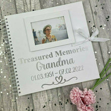Load image into Gallery viewer, Personalised Bereavement Gift, Treasured Memories Photo Scrapbook
