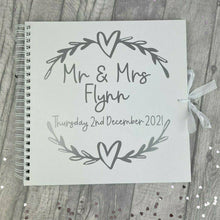 Load image into Gallery viewer, Personalised Wedding Scrapbook Guest Book, Photo Album
