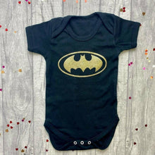 Load image into Gallery viewer, &#39;Batman&#39; Baby Boy&#39;s Halloween, Superhero Fancy Dress Cotton Short Sleeve Romper
