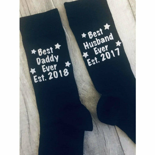 Best Dad and Best Husband Personalised Socks