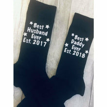 Load image into Gallery viewer, Best Dad and Best Husband Personalised Socks
