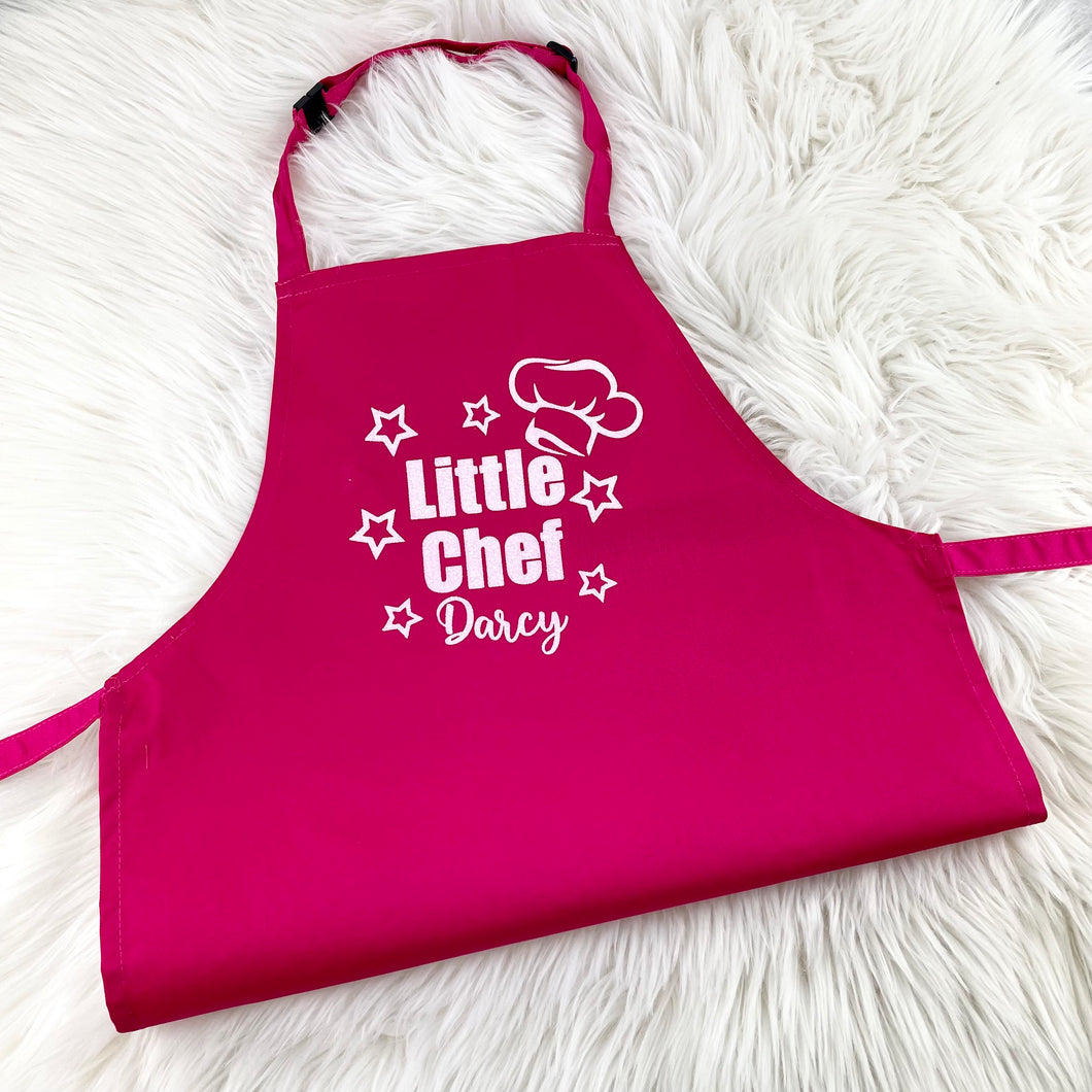 Personalised Little Chef Children's Apron, Kids Baking/Cooking Apron - Little Secrets Clothing