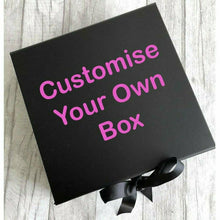 Load image into Gallery viewer, Personalise Your Own Black Gift Keepsake Ribbon Box - Little Secrets Clothing
