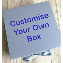 Load image into Gallery viewer, Personalise Your Own Light Blue Gift Keepsake Ribbon Box - Little Secrets Clothing
