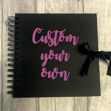 Customise Your Own Black Scrapbook - Little Secrets Clothing