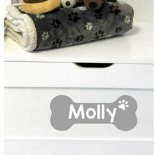 Load image into Gallery viewer, Personalised Dog / Pet Bone Design Toy Box 

