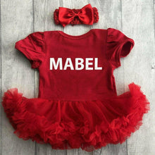 Load image into Gallery viewer, Personalised, Arsenal’s Cutest Fan Tutu Romper 
