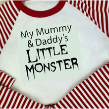 Load image into Gallery viewer, Halloween Pyjamas Mummy &amp; Daddy&#39;s Little Monster - Little Secrets Clothing
