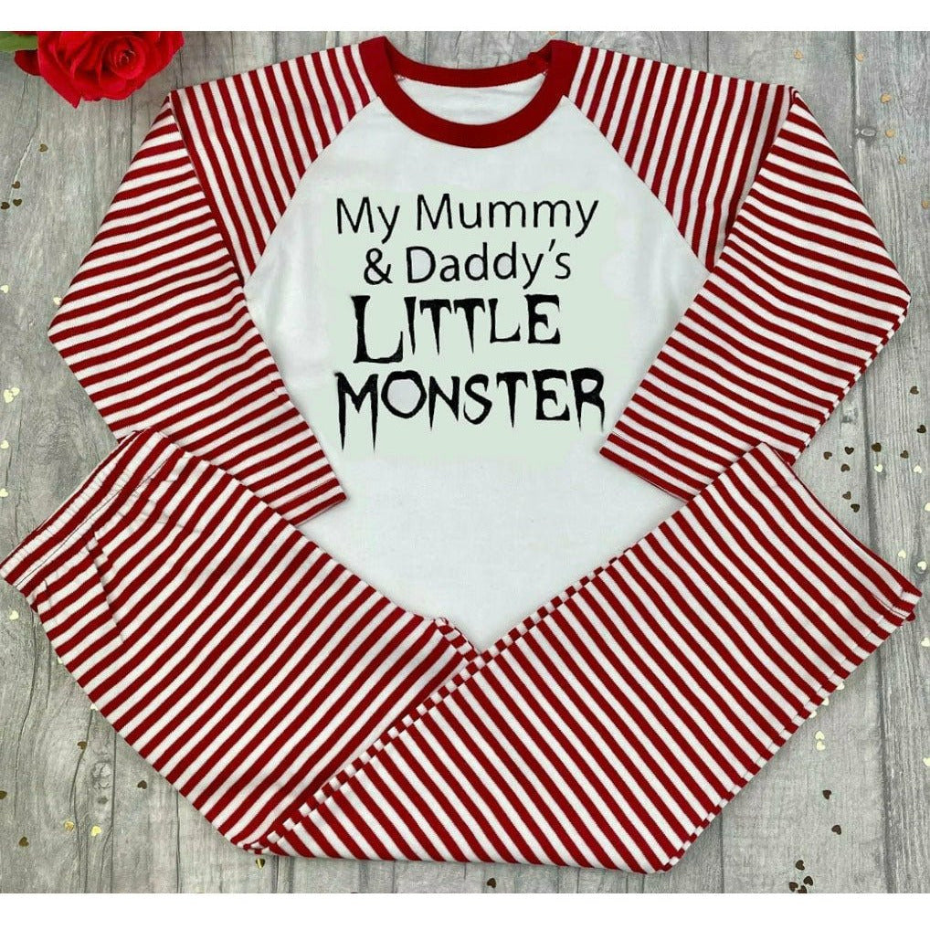 Halloween Pyjamas Mummy & Daddy's Little Monster - Little Secrets Clothing