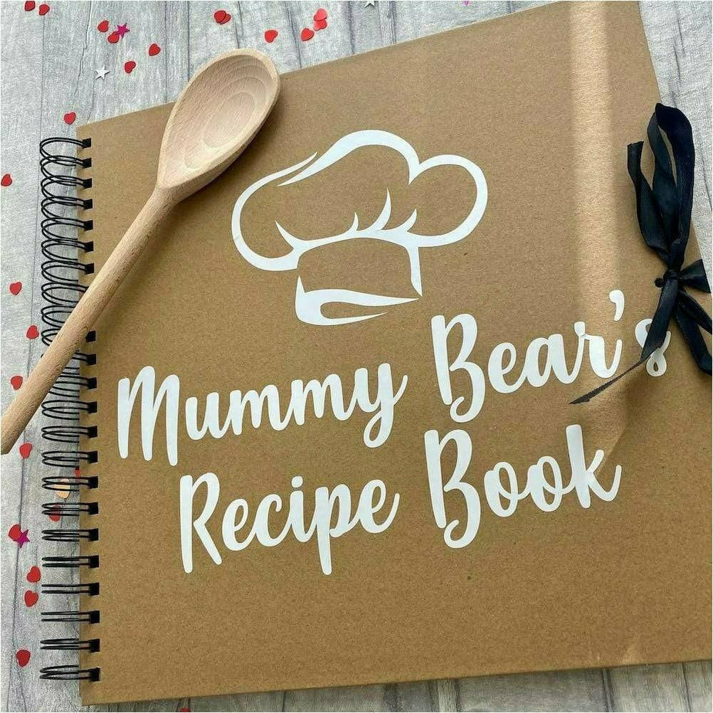 Personalised Chef Hat Baking / Cooking Recipe Scrapbook - Little Secrets Clothing