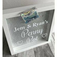 Load image into Gallery viewer, Personalised Birthday Money box Penny Pot Saving Fund
