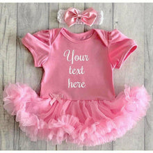Load image into Gallery viewer, Custom Your Own Light Pink Tutu Romper With Headband
