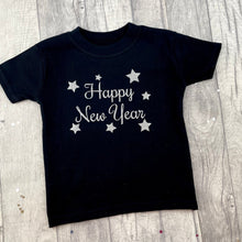 Load image into Gallery viewer, Childrens Happy New Year T-shirt, Kids New Year Outfit - Little Secrets Clothing
