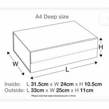 Load image into Gallery viewer, Photo Ribbon Box Size Guide
