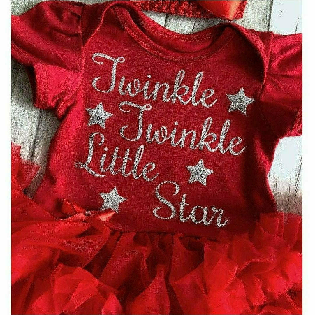 4 shirt set 1st Birthday Shirts with 2024 Twinkle Twinkle Little Star Family Birthday Shirts on BLACK Shirts