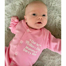 Load image into Gallery viewer, Personalised Our 1st Mother&#39;s Day Sleepsuit
