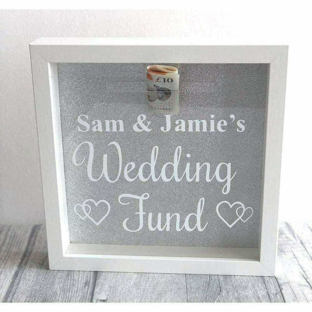 Personalised 'Wedding Fund' Engagement Money Box Gift